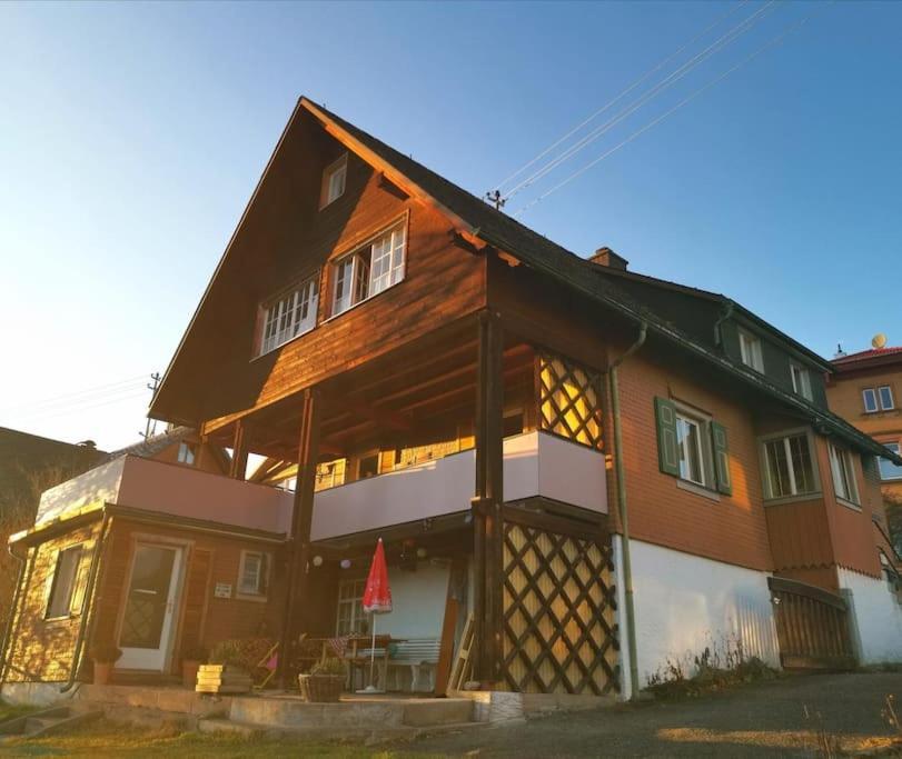 Idyllische Kleine Ferienwohnung Im Schwarzwald Friedenweiler Dış mekan fotoğraf